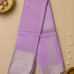 Lilac Mangalagiri Saree