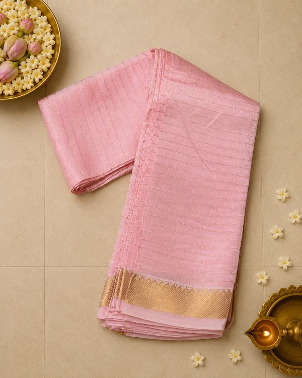 Blush Mangalagiri saree