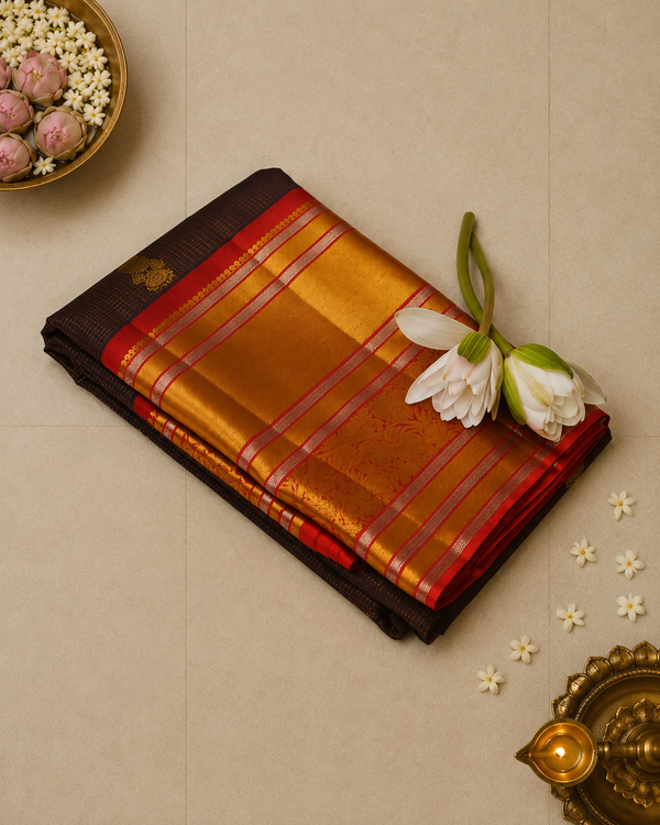 Vintage Heritage Dhrmavaram Pure Silk Saree