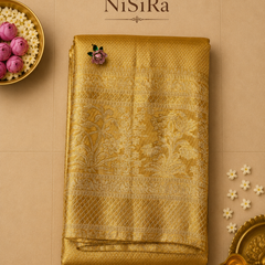 Pure Gold Tissue Kanjivaram Saree