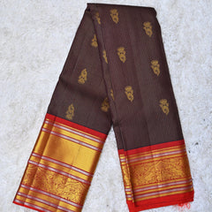 Ashwini – Brown Kanjivaram Silk Saree