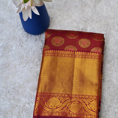 Meera – Maroon Kanjivaram Silk Saree