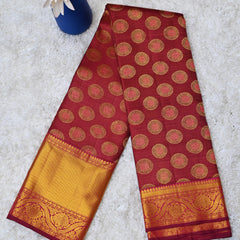 Meera – Maroon Kanjivaram Silk Saree