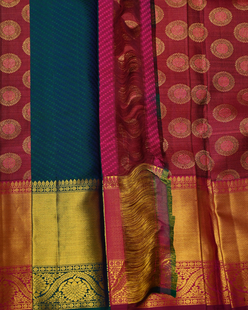 Meera – Maroon Kanjivaram Silk Saree