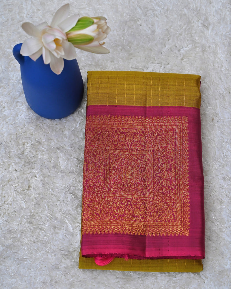 Contrast Kanjivaram Silk Saree