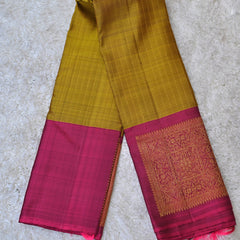 Contrast Kanjivaram Silk Saree