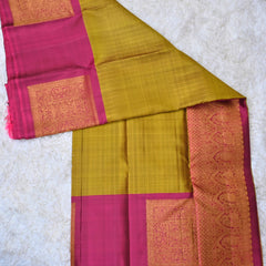 Contrast Kanjivaram Silk Saree