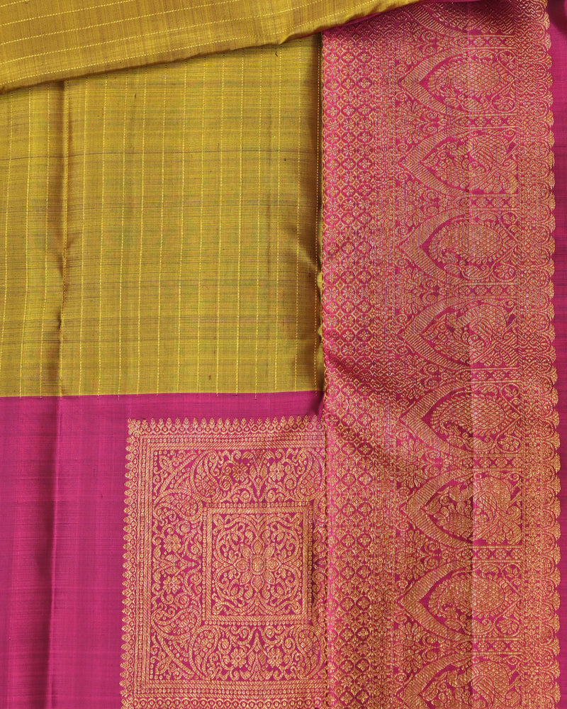 Contrast Kanjivaram Silk Saree