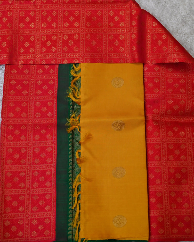 Raga – Three-Tone Kanjivaram Silk Saree