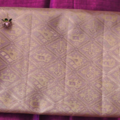 Ira – Bronze Tissue Kanjivaram Silk Saree