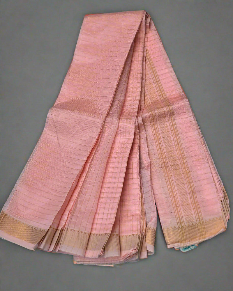 Rohini – Blush of the Dawn Mangalagiri saree