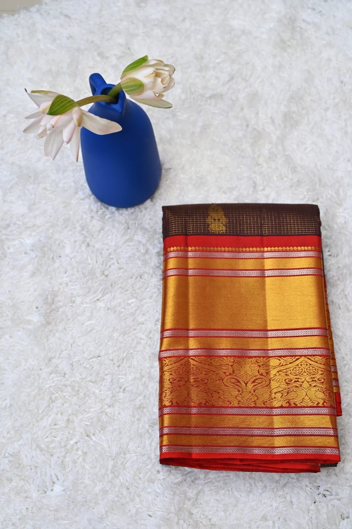 Vintage Heritage Dhrmavaram Pure Silk Saree