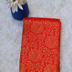 Classic Red Dharmavaram Silk Saree
