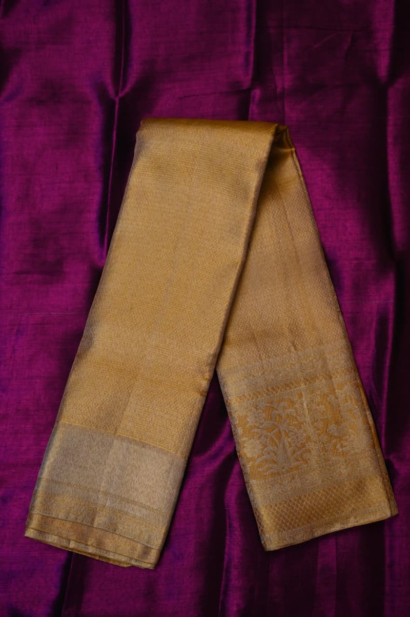 Pure Gold Tissue Kanjivaram Saree