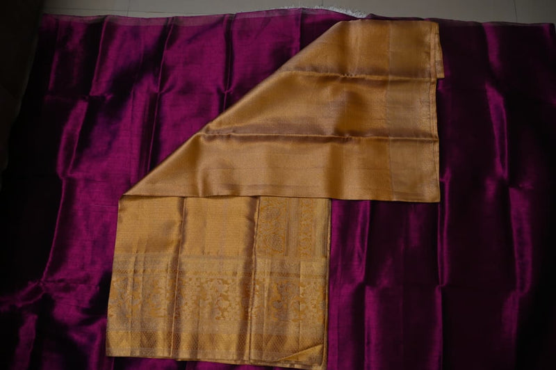 Pure Gold Tissue Kanjivaram Saree