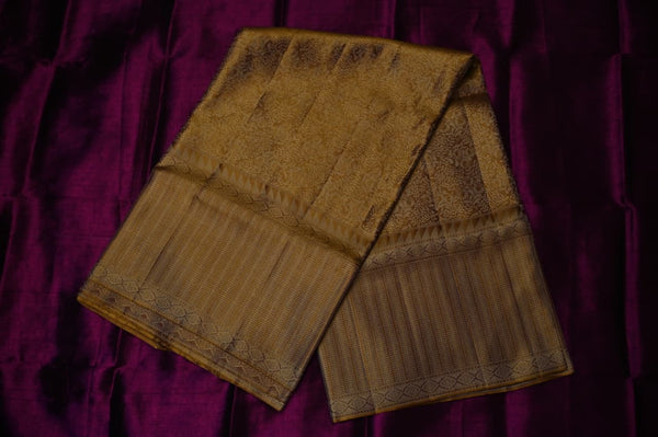 Plum & Gold Tissue Kanjivaram Saree