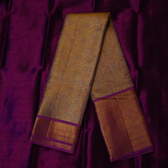 Lavender & Gold Tissue Kanjivaram Saree