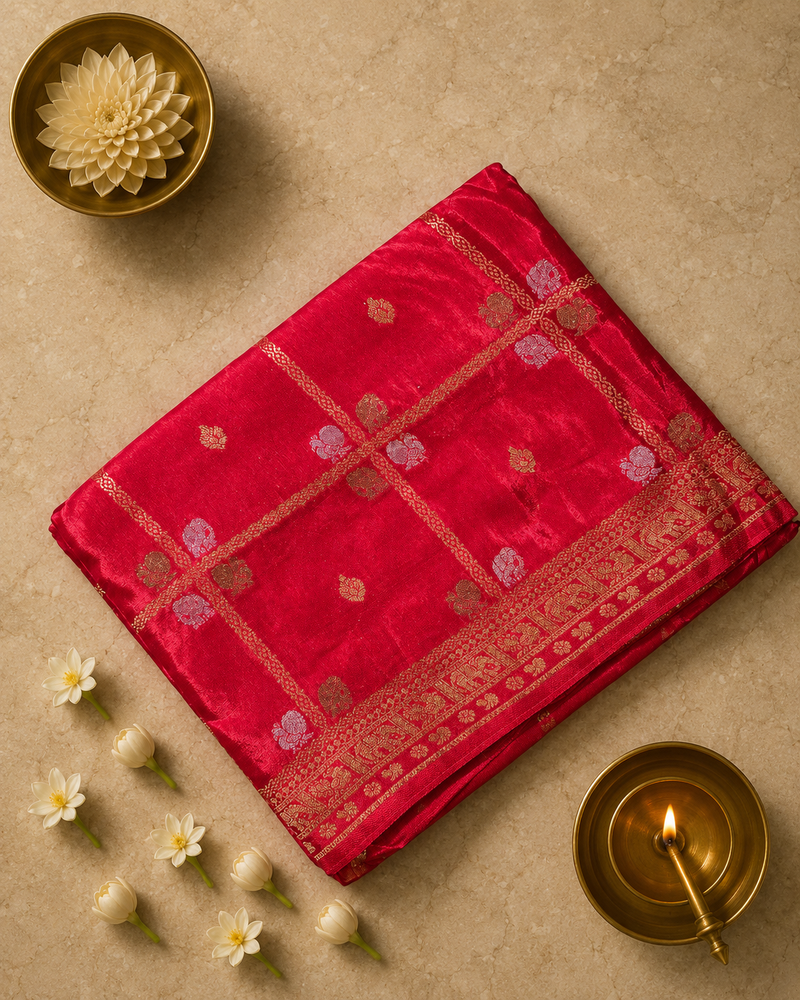 Pure Viscose Saree with Classic Weaving