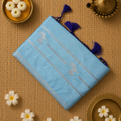 Soft Viscose Jute Saree with Rich Pallu