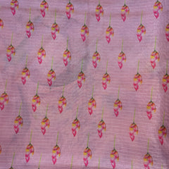 Kota Silk Saree with Digital Print and Embroidery