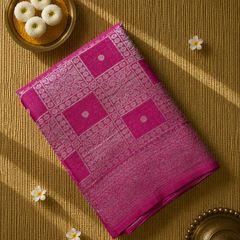 Crepe Jacquard Saree
