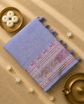 Linen Tissue Saree with Embroidery and Mirror Work