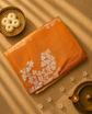 Ombre Shaded Paper Silk Saree with woven motifs