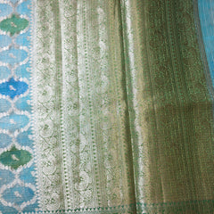 Pure Kota Doria Saree in Rangkat Weaving