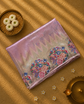Pure Kora Tissue Saree with Petit Point Embroidery