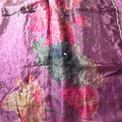 Premium Crepe Saree wuth Digital Print and Cutdana work