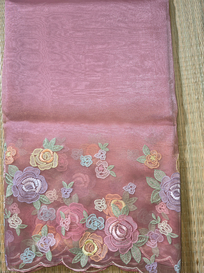 Organza Tissue Saree with Pretty Florals