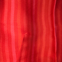Pure Organza and Satin Fusion Saree with Satin Pleats and Blouse