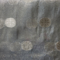 Banarasi Tissue Saree with Scallop Border