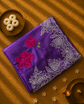 Pure Raw Silk Saree with Scalloped Border and Embroidery