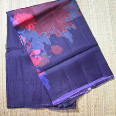 Pure Organza and Satin Fusion Saree