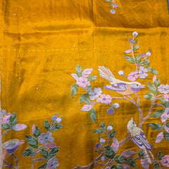 Pure TIssue Saree with Embroidery