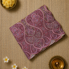 Tussar Silk Saree with Exclusive Applique Work