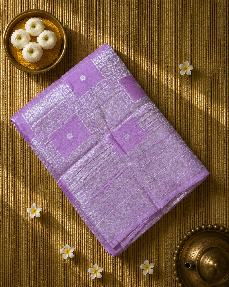 Crepe Jacquard Saree