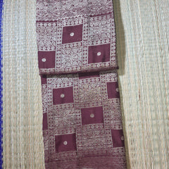 Crepe Jacquard Saree