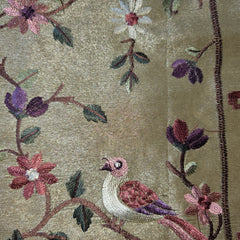 Pure Kora Tissue Saree with Muniya Border and Heavy Embriodery