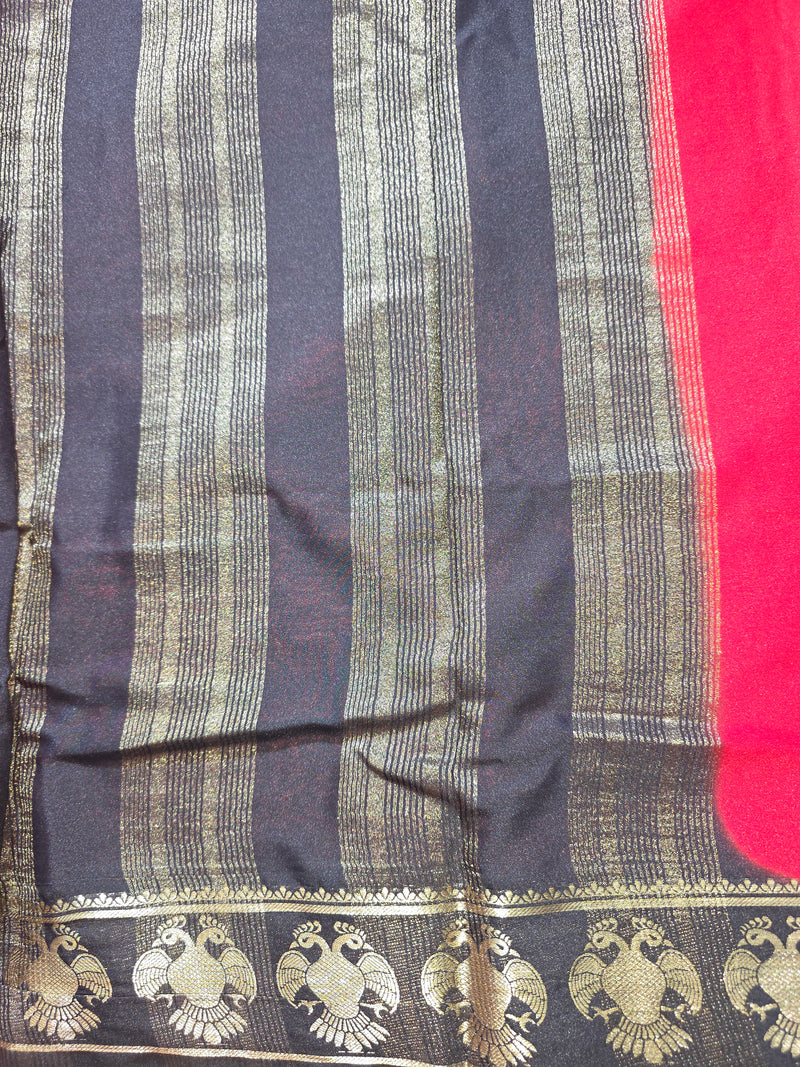 Rashmika Premium Semi Mysore Crepe Saree
