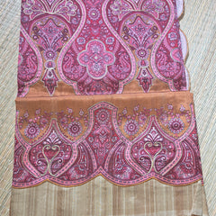 Tussar Silk Saree with Exclusive Applique Work