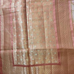 Pure Kora Silk Saree with Rangkat Weaving
