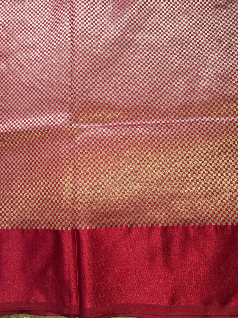 Tussar Silk Saree with Beautiful Pichwai Border and Pallu
