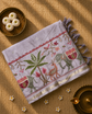 Pure Handloom Tussar Silk Saree with Embroidery and sequins in Muslin Pallu