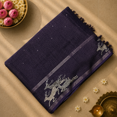 Tussar Silk with Embroidery