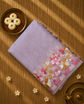 Linen Tissue Saree with Embroidery and Mirror work