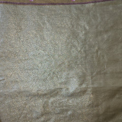 Pure Kora Tissue Saree with Muniya Border and Heavy Embriodery