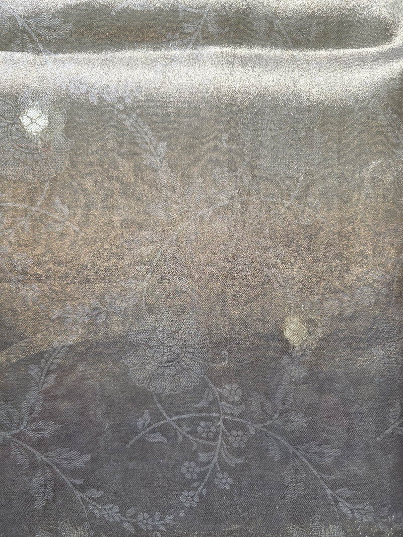 Pure Kore Tissue Saree with Petit Point Embroidery