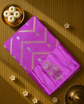 Crepe Saree with Contrast Blouse , Rich Pallu and Satin Border